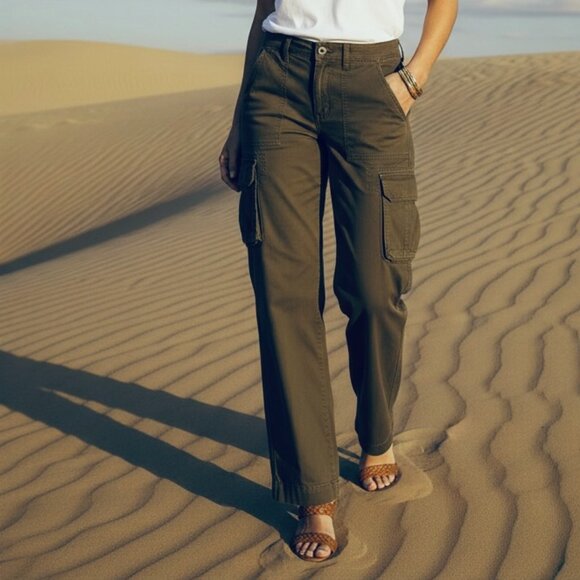 Lauren Ralph Lauren Pants - VTG ‎ Lauren Ralph Lauren Utility Cargo Pants Sz 4 Olive Green #169M
